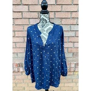 EUC Old Navy Polka Dot Tunic Top Size 2X
